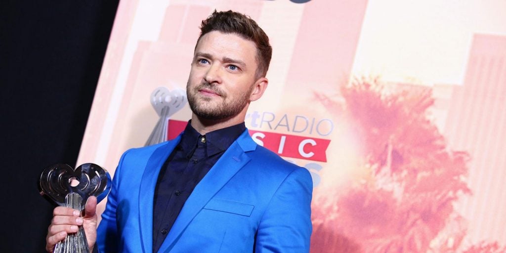 Justin Timberlake honoured at iHeartRadio Awards
