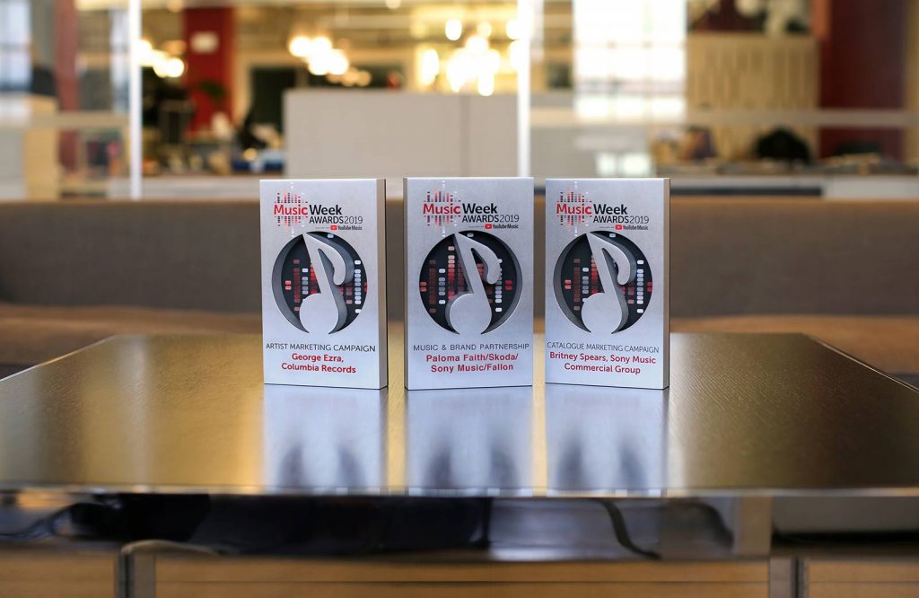 Sony Music wins at the 2019 Music Week Awards