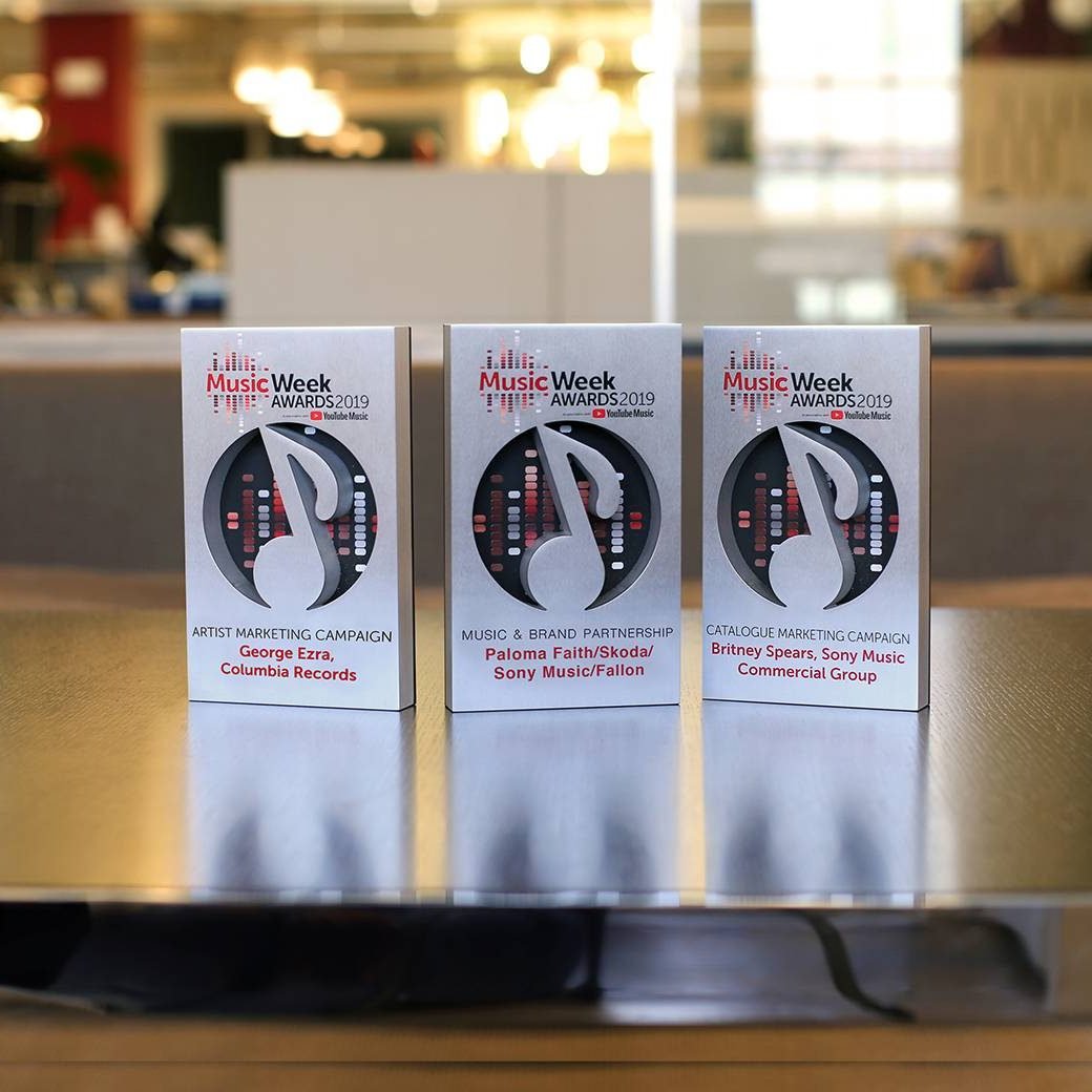 Sony Music wins at the 2019 Music Week Awards