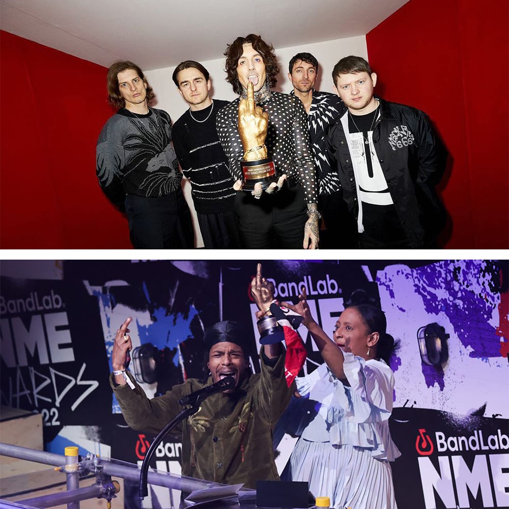 Bring Me The Horizon & BERWYN at the NME Awards